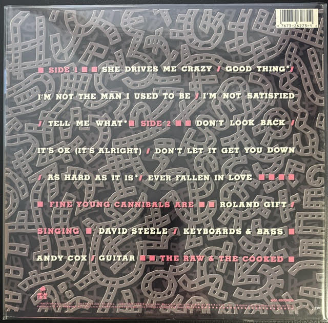 Fine Young Cannibals – The Raw & The Cooked (Vinyl, LP, Album, Club Edition, 1988, I.R.S. Records IRS-6273, BMG Direct Marketing Edition)