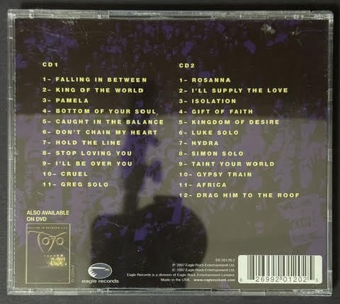 Toto – Falling In Between Live (2 CD, 2007, Eagle Records ER 20120-2, US Edition)