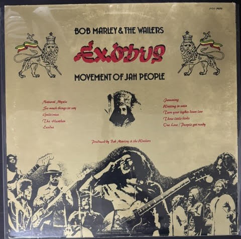 Bob Marley & The Wailers – Exodus (Vinyl LP, 1977, Island Records ILPS 9498, Pitman Pressing, Black Labels)
