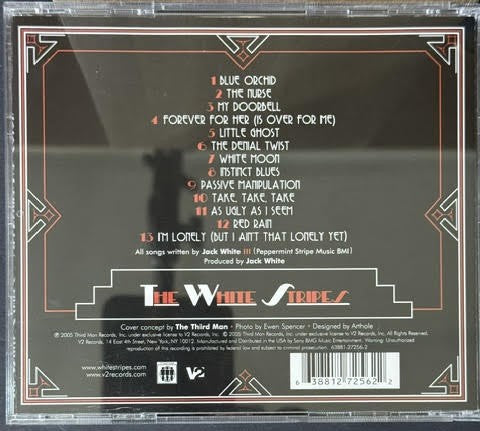 The White Stripes – Get Behind Me Satan (CD, Album, 2005, V2 / Third Man Records 63881-27256-2)