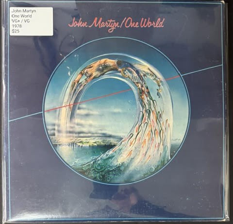 John Martyn – One World (LP, 1978, Island Records ILPS 9492, US Pitman Repress, Reversed Tracklist, Sterling Cut)