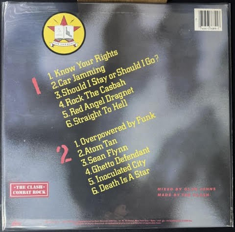 The Clash – Combat Rock (LP, Album, Repress, Stereo, 1982, Epic Records FE 37689)