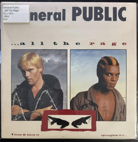 General Public – ...All The Rage (Vinyl LP, 1984, I.R.S. Records SP 70046, US EMW Pressing)