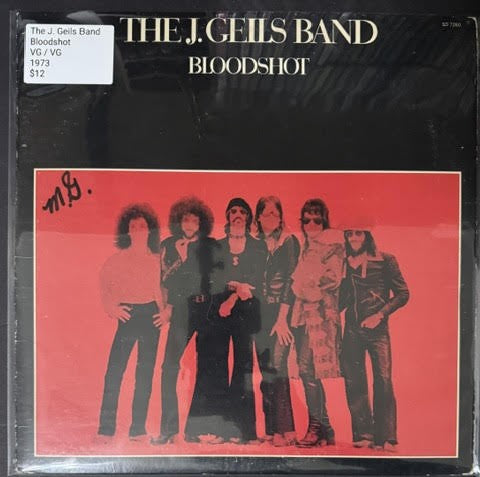 The J. Geils Band – Bloodshot (Vinyl LP, 1973, Atlantic SD 7260, Stereo, Red Vinyl, Santa Maria Pressing)