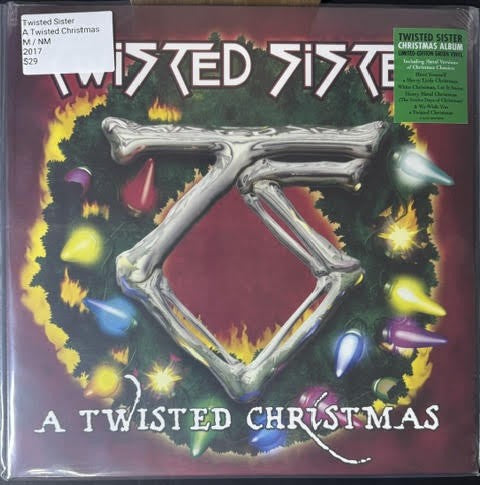 Twisted Sister – A Twisted Christmas (Vinyl, LP, Album, Record Store Day, Limited Edition, Reissue, Stereo, Translucent Green, 2017, Rhino Records R1 563173)