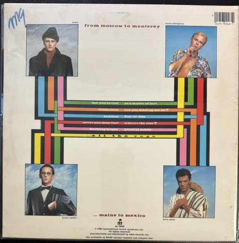 General Public – ...All The Rage (Vinyl LP, 1984, I.R.S. Records SP 70046, US EMW Pressing)