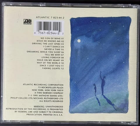 Genesis – We Can't Dance (CD, 1991, Atlantic 7 82344-2, Specialty Records Corporation Pressing)
