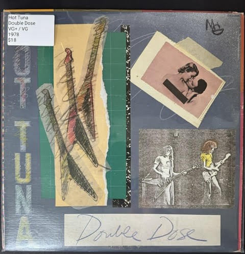 Hot Tuna – Double Dose (2 x Vinyl LP, 1978, Grunt CYL2-2545, Indianapolis Pressing, Gatefold)