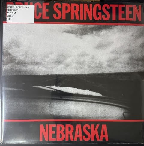 Bruce Springsteen – Nebraska (Vinyl, LP, Album, Record Store Day, Reissue, Remastered, 180 Gram, 2015, Columbia QC 38358)