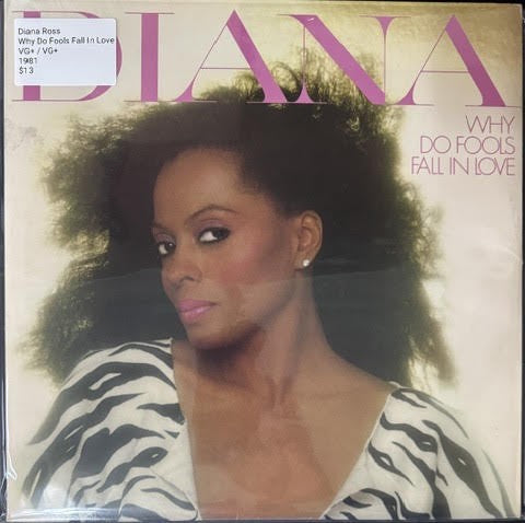 Diana Ross – Why Do Fools Fall In Love (Vinyl LP, 1981, RCA Victor AFL1-4153, Indianapolis Pressing, Gatefold)