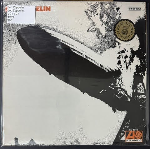 Led Zeppelin – Led Zeppelin (LP, Album, Stereo, PR/SP Pressing, 1969, Atlantic SD 8216)