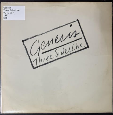 Genesis – Three Sides Live (2× Vinyl LP, 1982, Atlantic SD 2-2000, Columbia House Club Edition)