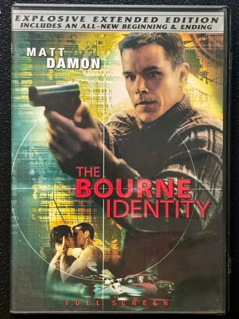 The Bourne Identity – Explosive Extended Edition (DVD, 2002, Universal) - Maple City Music