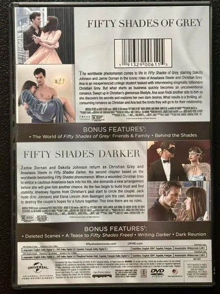 Fifty Shades of Grey / Fifty Shades Darker – 2-Movie Collection (DVD, Universal Pictures) - Maple City Music