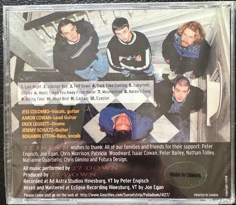 27 Down – Music Takes You Away (CD, Album, Independent) - Maple City Music