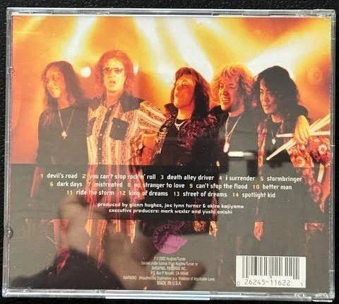 Hughes Turner Project – Live In Tokyo (CD, 2002, Shrapnel Records SH-1162 2) - Maple City Music