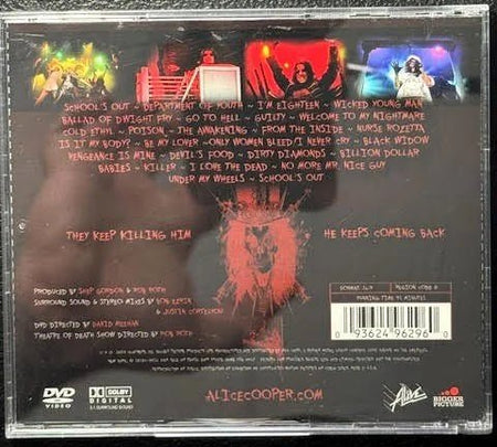 Alice Cooper – Theatre Of Death - Live At Hammersmith 2009 (DVD + CD, Multichannel, Stereo, 2010, Bigger Picture BGP2 525541) - Maple City Music