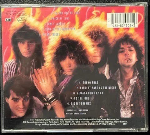 Bon Jovi – 7800° Fahrenheit (CD, 1989, Mercury 824 509-2) - Maple City Music