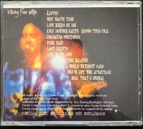 Danilo Cvijic – History From Within (CD, Early 2000s, Independent) - Maple City Music