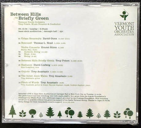 Vermont Youth Orchestra – Between Hills Briefly Green (New) - Maple City Music