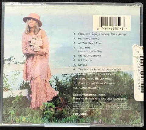 Barbra Streisand – Higher Ground (CD, 1997, Columbia CK 66181) - Maple City Music
