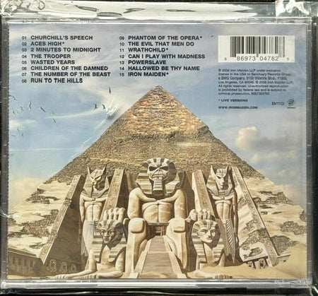 Iron Maiden – Somewhere Back in Time: The Best of 1980–1989 (CD, 2008, EMI/50999 2 14782 0 7) - Maple City Music
