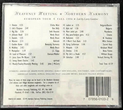 Northern Harmony — Heavenly Meeting (New) - Maple City Music