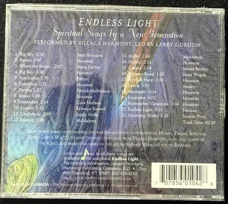 Village Harmony — Endless Light: Spiritual Songs by a New Generation (New) - Maple City Music