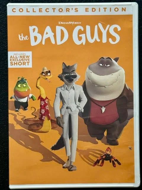 The Bad Guys (DVD, 2022, DreamWorks Animation / Universal) - Maple City Music