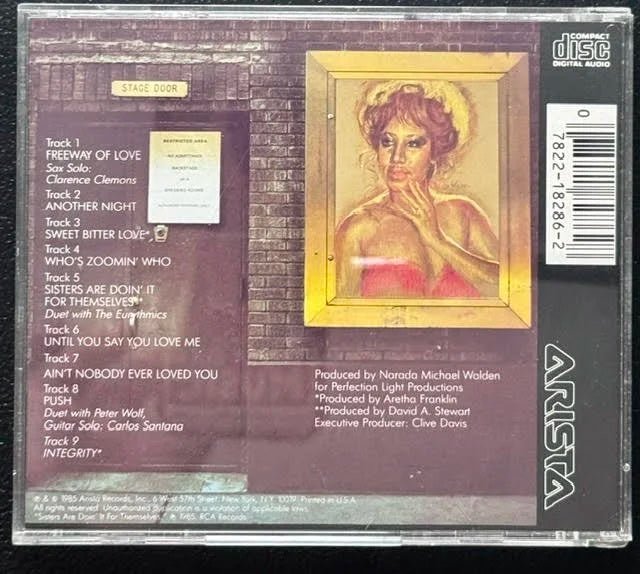 Aretha Franklin – Who’s Zoomin’ Who? (CD, Album, 1985, Arista ARCD 8286) - Maple City Music