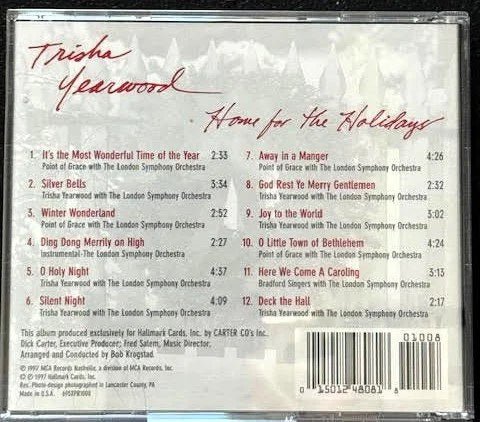 Trisha Yearwood Featuring Point Of Grace And The London Symphony Orchestra – Home For The Holidays (Used) - Maple City Music