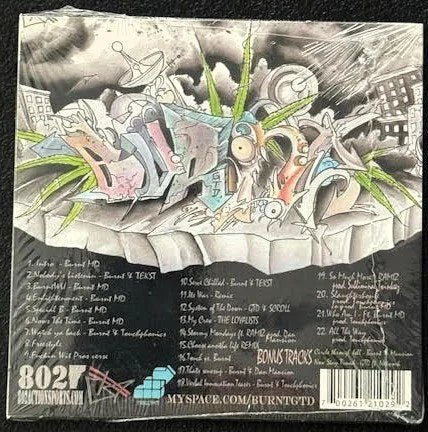 Burnt Underground Radio – Mixed By Touchmatics & The Loyalists (CD, Compilation, Early 2000s, Independent Vermont Release) - Maple City Music