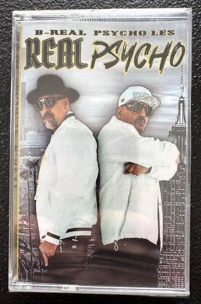 B-Real & Psycho Les – Real Psycho (Cassette, 2025, Real Psycho Records / Producer Plug Records) - Maple City Music