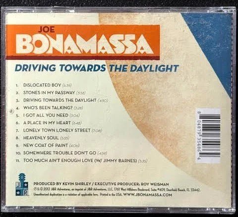 Joe Bonamassa – Driving Towards The Daylight (Used) - Maple City Music