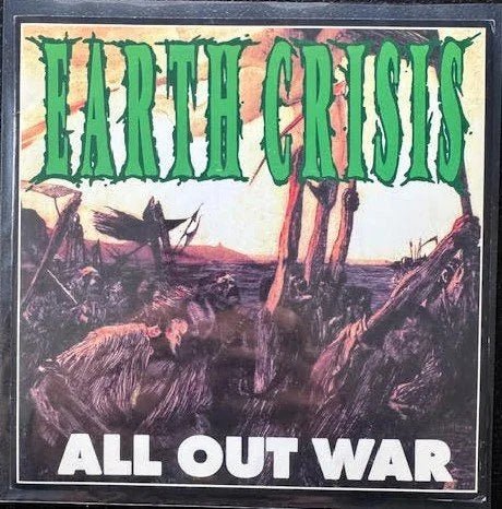 Earth Crisis – All Out War (Vinyl, 7", 33 ⅓ RPM, Reissue, Green Translucent, 1995, Victory Records VR20) - Maple City Music