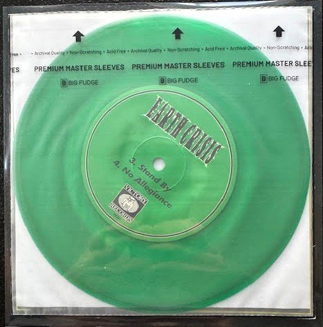 Earth Crisis – All Out War (Vinyl, 7", 33 ⅓ RPM, Reissue, Green Translucent, 1995, Victory Records VR20) - Maple City Music