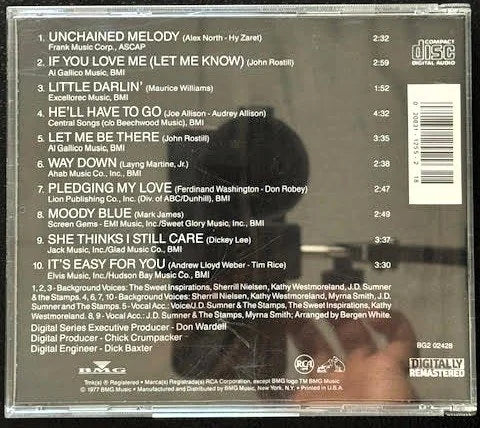 Elvis Presley – Moody Blue (CD, 1988, RCA 2428-2-R) - Maple City Music