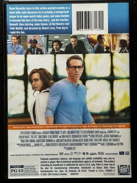 Free Guy (DVD, 2021, 20th Century Studios) - Maple City Music