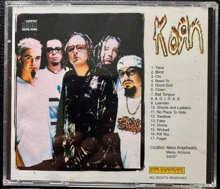 Korn – Gangsta Metal (CD, 1997, Not On Label) - Maple City Music