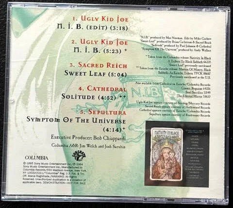 Various – Collector's Edition Radio Sampler From Nativity In Black: A Tribute To Black Sabbath (Used) - Maple City Music