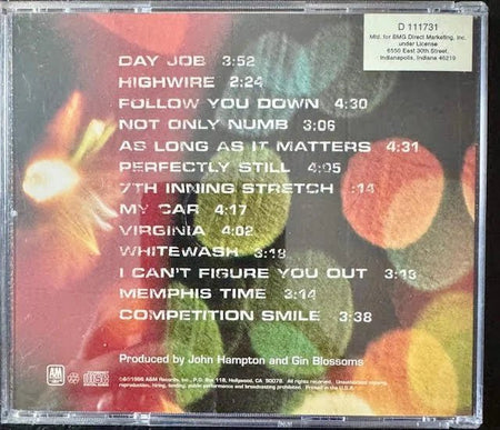 Gin Blossoms – Congratulations I'm Sorry (CD, 1996, A&M Records 314 540 470-2) - Maple City Music