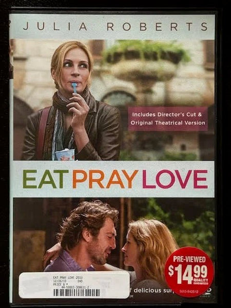 Eat Pray Love (DVD, Director's Cut & Theatrical Version, 2010, Sony Pictures Home Entertainment) - Maple City Music