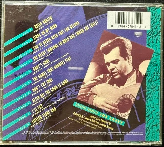 Conway Twitty – Super Hits (CD, 1991, Columbia 7464-57841-2) - Maple City Music