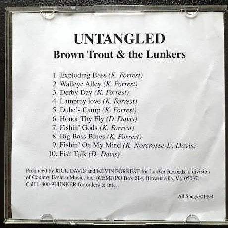 Brown Trout & The Lunkers – Untangled (CD, 1994, Lunker Records Of Vermont) - Maple City Music