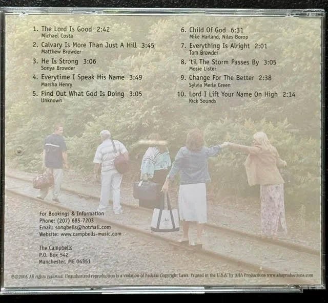The Campbells – Hope For The Journey (CD, 2006, ABI Productions) - Maple City Music