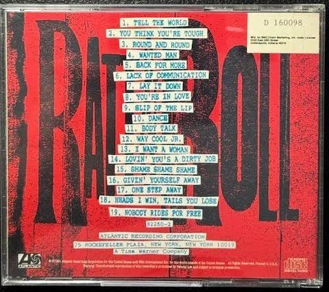 Ratt – Ratt & Roll 8191 (CD, Compilation, Club Edition, Atlantic 7 82260-2) - Maple City Music