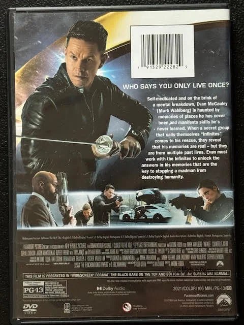 Infinite (DVD, 2021, Paramount Home Entertainment) - Maple City Music