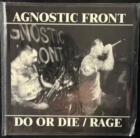 Agnostic Front – Do Or Die / Rage (7", 45 RPM, Limited Edition, Numbered, White, 1997, DEA 001 dea) - Maple City Music