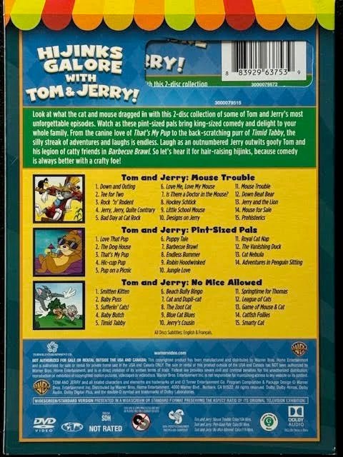 Tom and Jerry — Me Oh Mice! (Cartoon Collection) (Used) - Maple City Music