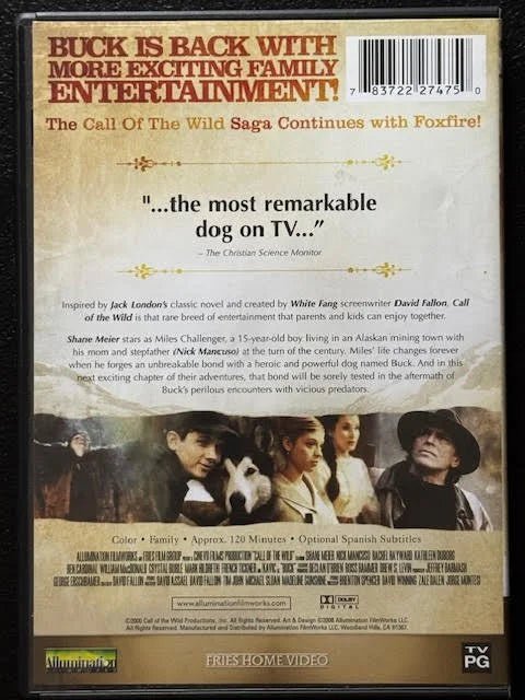 Jack London’s Call Of The Wild (DVD, Foxfire Edition, Foxfire Entertainment) - Maple City Music